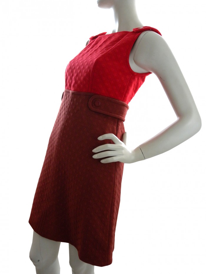 Missoni Vestito Donna Bicolore Mattone/Rosso