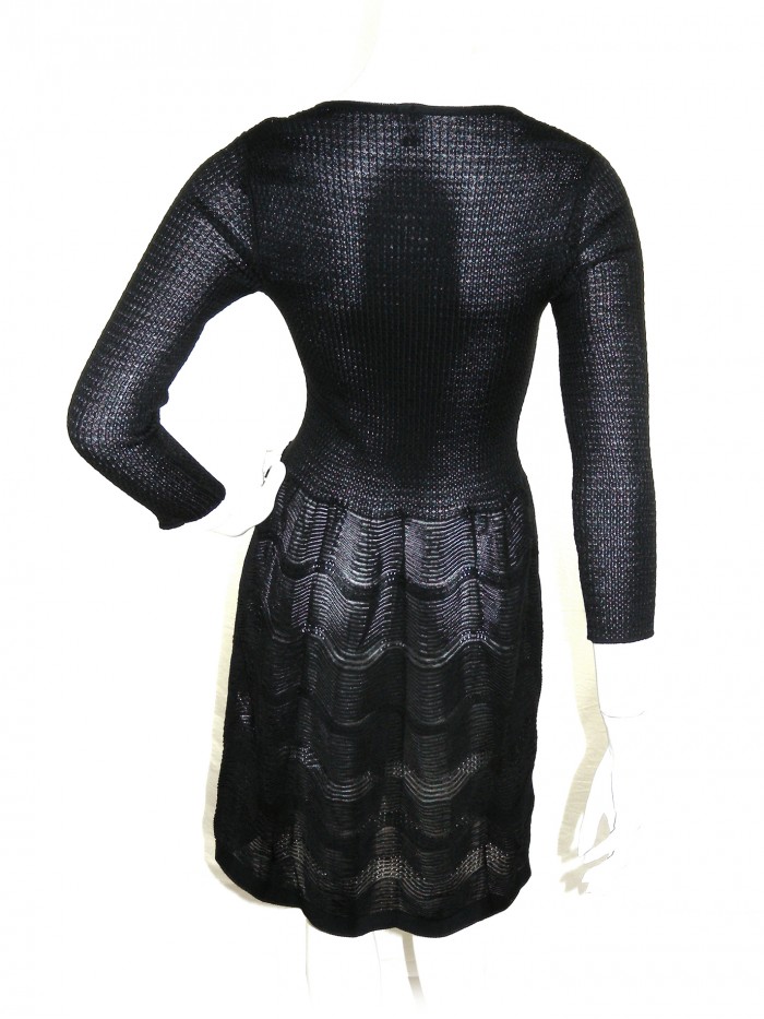 Missoni Vestito Donna Foderato Maglina Stretch Nero