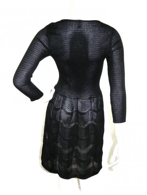 Missoni Vestito Donna Foderato Maglina Stretch Nero