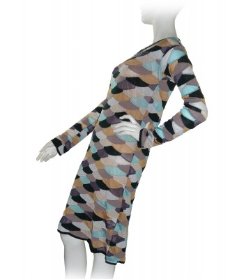 Missoni Woman Dress Multicolor Geometric Pattern 2