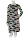 Missoni Woman Dress Multicolor Geometric Pattern