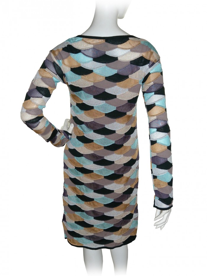 Missoni Vestito Donna Fantasia Geometrica Multicolor