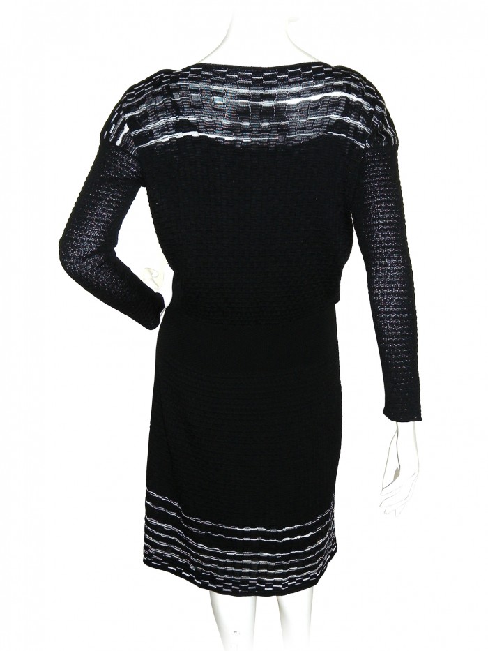 Missoni Vestito Donna Unito Traforato Nero