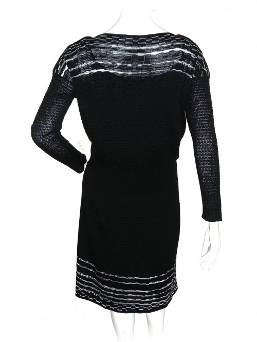 Missoni Vestito Donna Unito Traforato Nero