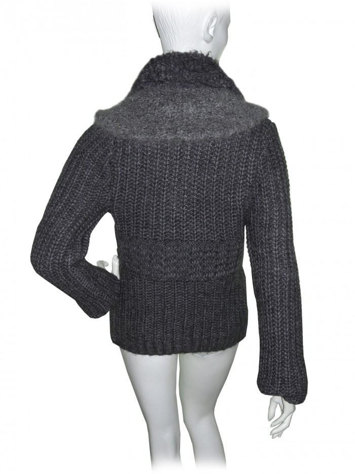 Ermanno Scervino Cardigan Donna Pesante Grigio
