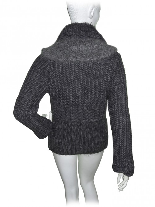 Ermanno Scervino Heavy Gray Woman Cardigan