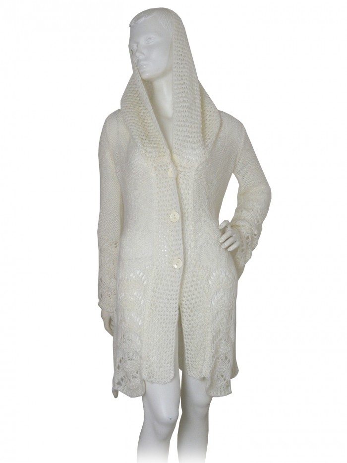 Blugirl Folies Cardigan Woman Art. 27M8833 Cream laced Blugirl Folies Cardigan Woman Art. 27M8833 Cream laced