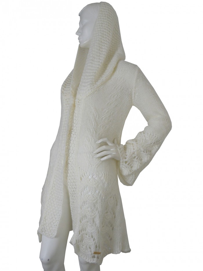 Blugirl Folies Cardigan Donna Art. 27M8833 Merlettato Panna