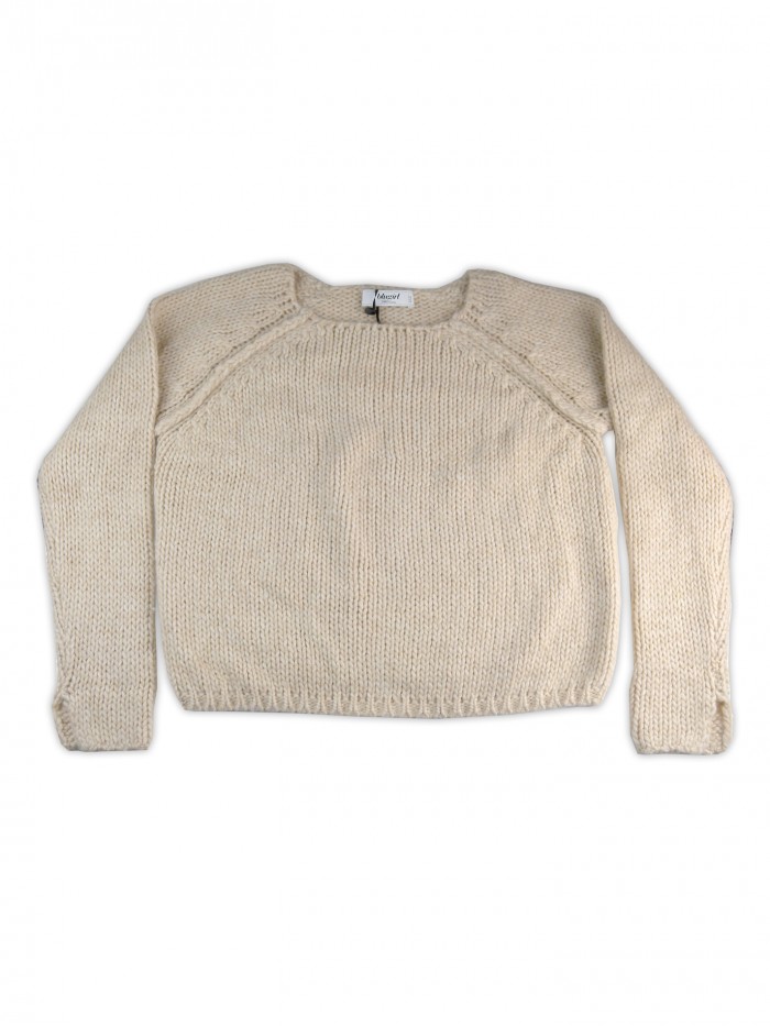 Blugirl Blumarine Woman Shirt Art. 45011 Raglan COL 98 Cream Blugirl Blumarine Woman Shirt Art. 45011 Raglan COL 98 Cream