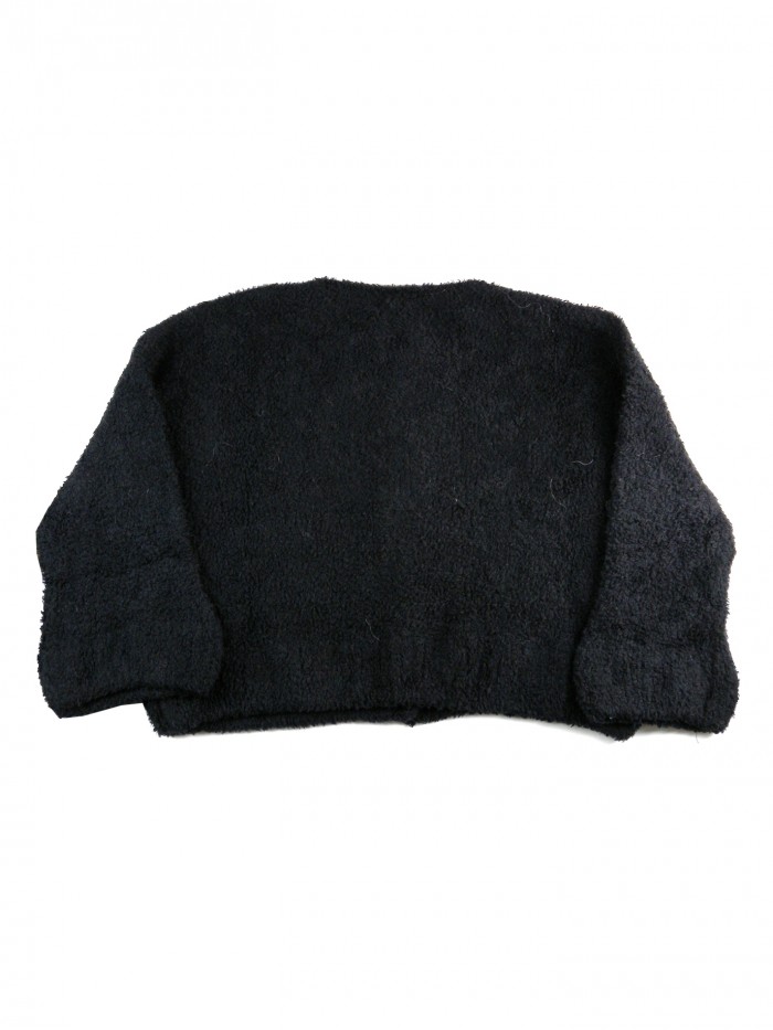 Liviana Conti Cardigan Woman Wool Bouclè Black