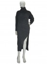 Devotion Woman Dress Art. 21E301 Calato Punto English Coast Anthracite