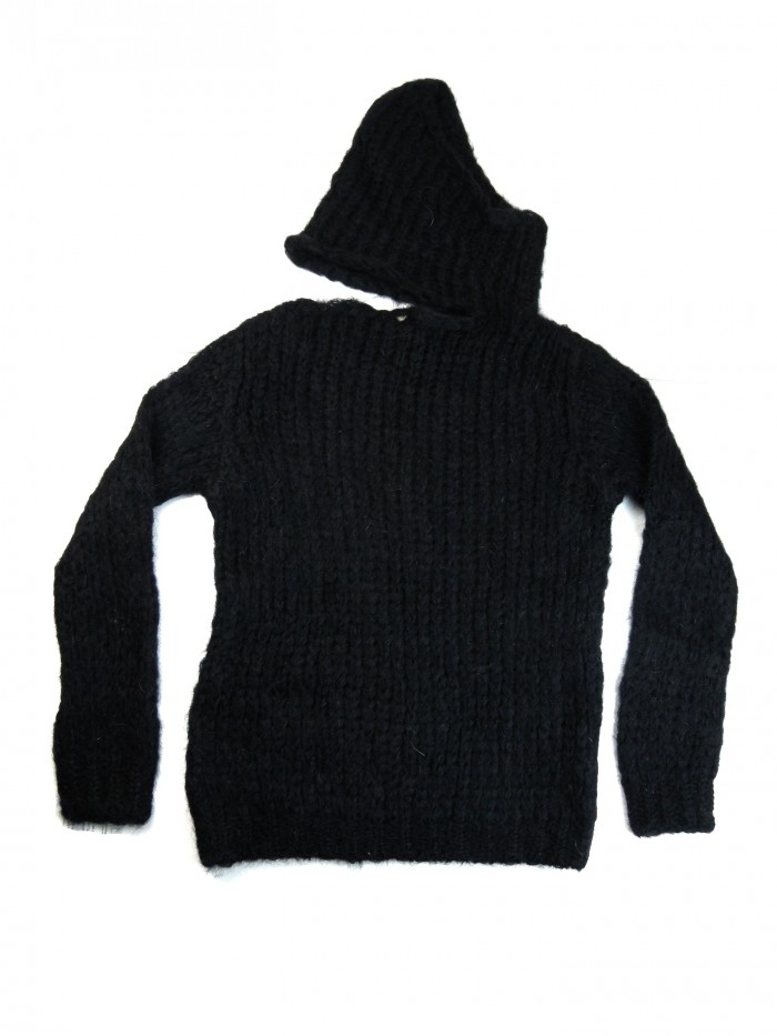 Liviana Conti Sweater Woman Warm Black Scarf