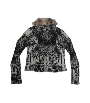 Roberto Cavalli Cardigan Woman Mod. CDI65150025R Animalier Fur 2