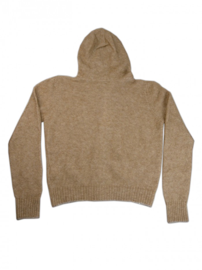 Roberto Cavalli Women's Cardigan Camel Sequins