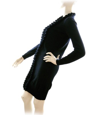 Moschino Cardigan Woman Art. WS 110 I0X 0297 Night Blue Volant 2