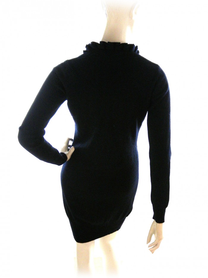 Moschino Cardigan Donna Art. WS 110 I0X 0297 Volant Blu Notte