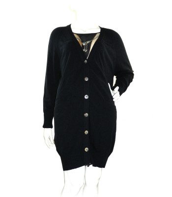 Roberto Cavalli Cardigan Donna Doppio Tessuto Nero