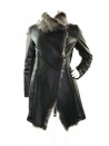 Créer Cuìr Woman Jacket 3/4 Leather Mod. Pamela Floral Black