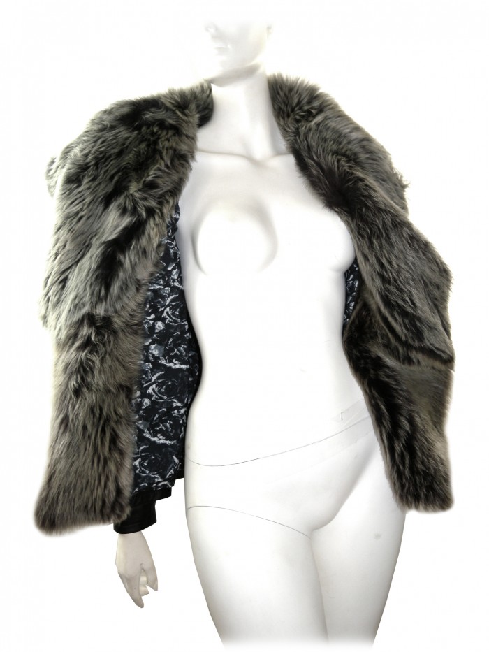 Créer Cuìr Woman Leather Jacket Mod. Pamela Floral Black