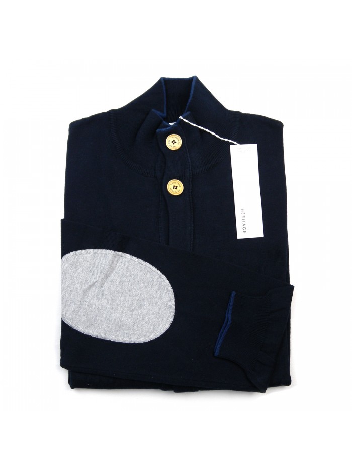 Heritage Cardigan Man Mod.0168L20 COL 16610 Blue Heritage Cardigan Man Mod.0168L20 COL 16610 Blue