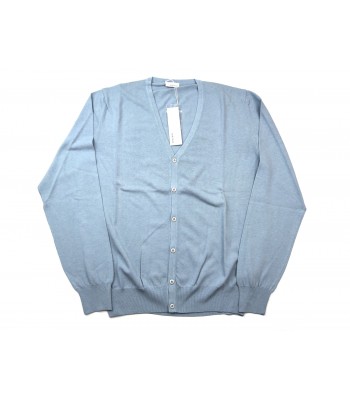 Heritage Cardigan Uomo Mod. H0144H20 COL 10022 Celeste 2