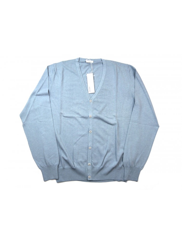 Heritage Cardigan Uomo Mod. H0144H20 COL 10022 Celeste