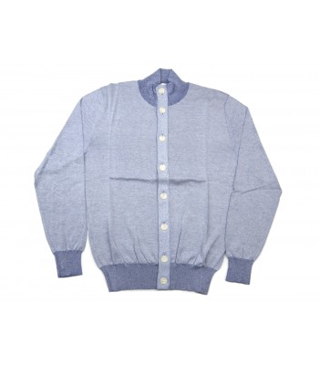 Heritage Cardigan Uomo Mod. H0243C04 COL 02407 Glicine Melange 2
