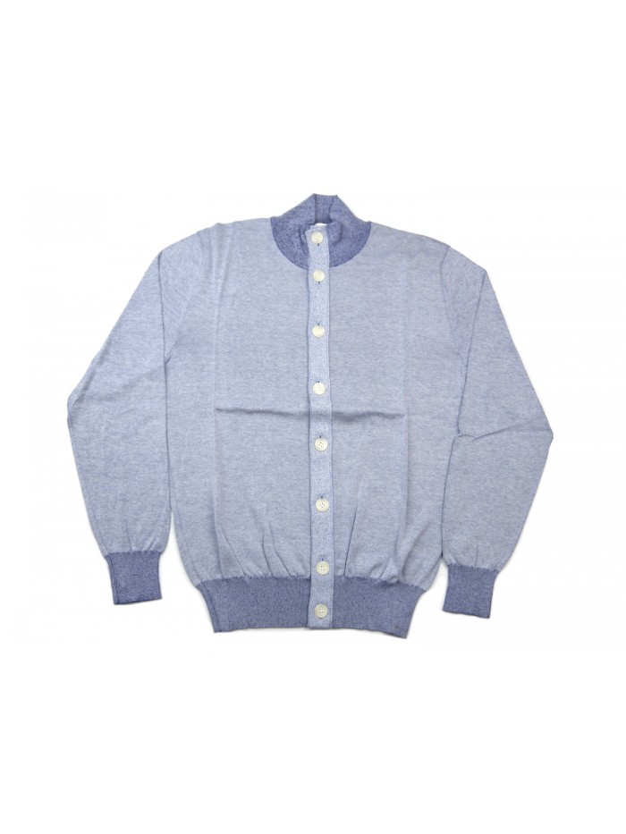 Heritage Cardigan Uomo Mod. H0243C04 COL 02407 Glicine Melange