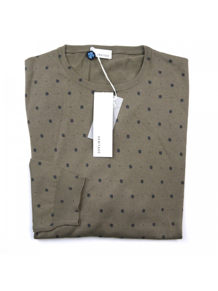 Heritage Maglia Uomo Mod. H0125G6Z COL 60874 Tortora Heritage Maglia Uomo Mod. H0125G6Z COL 60874 Tortora