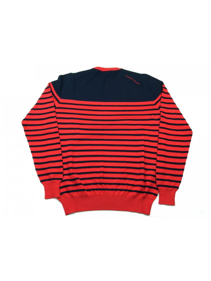 Harmont & Blaine Man Shirt Mod. HRB107 30053 COL 518 Red - Blue Stripes