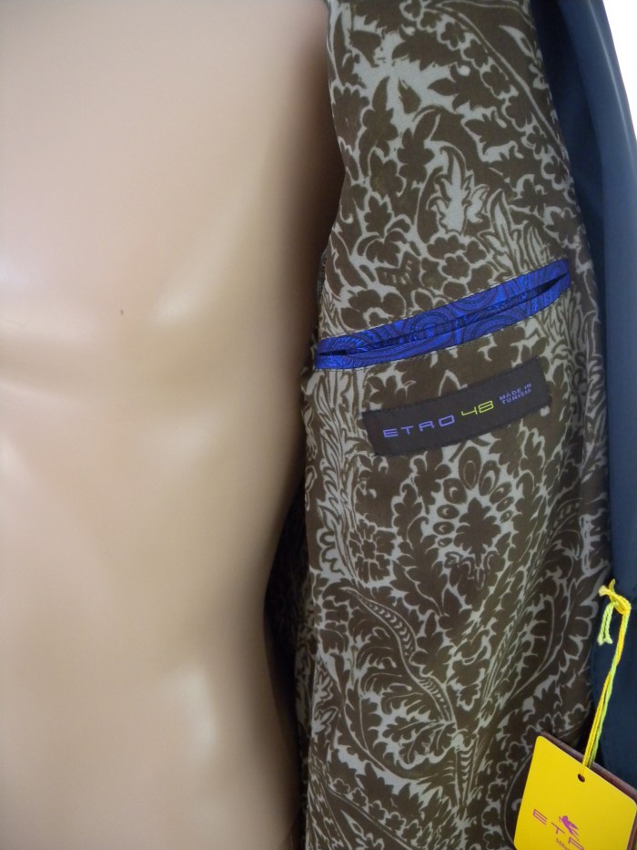 ETRO Giacca Uomo Mod. 10874 9152 COL 200 Blu