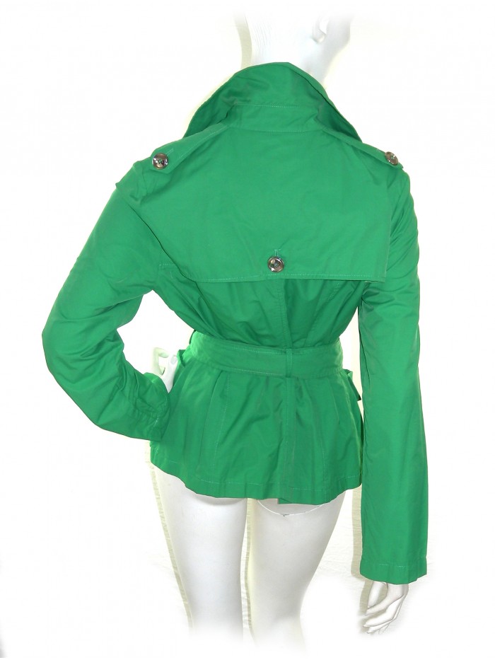Claudia Gil Giacca Donna Modello Trench Corto Verde