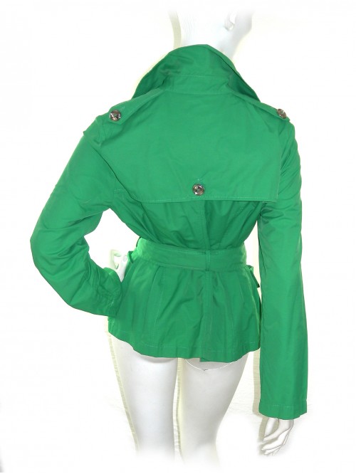 Claudia Gil Giacca Donna Modello Trench Corto Verde