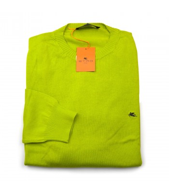 Etro Man Sweater Mod. 165579155 COL 052 Acid Green Unit
