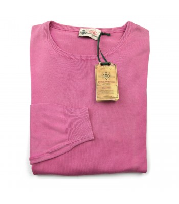 Luigi Borrelli Sweater Man Mod. B21002 COL 2452 Plain Pink