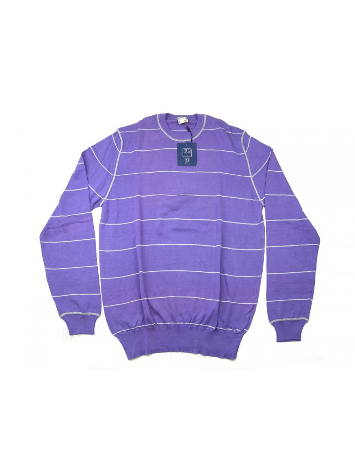 Fedeli Shirt Man Mod. Argentina OIEGKR 085206 Purple / Gray