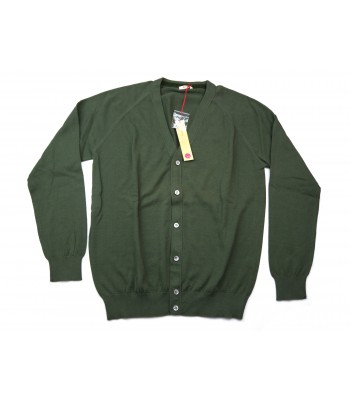Altea Cardigan Uomo Mod. 3548/2 V Neck Classico Verde 2