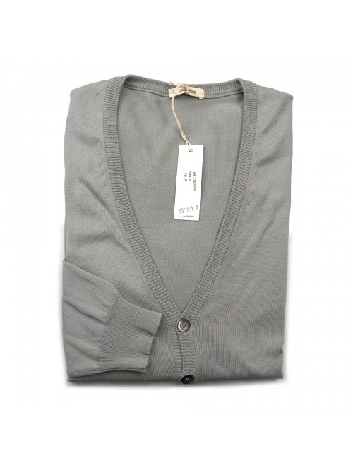 Belwood Cardigan Man Mod.312C0103 / 92 V Neck Classic Gray