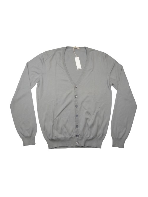 Belwood Cardigan Uomo Mod. 312C0103/92 V Neck Classico Grigio