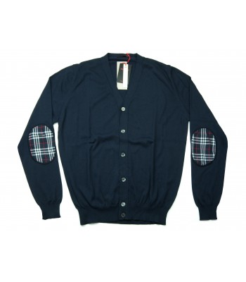 William Kern Cardigan Uomo Mod. 4216 COL 7 V Neck Slim Blu 2