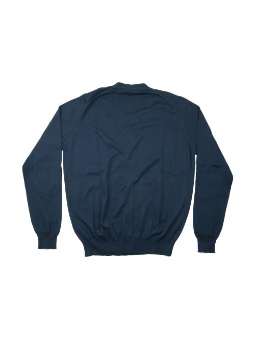 William Kern Cardigan Uomo Mod. 4216 COL 7 V Neck Slim Blu