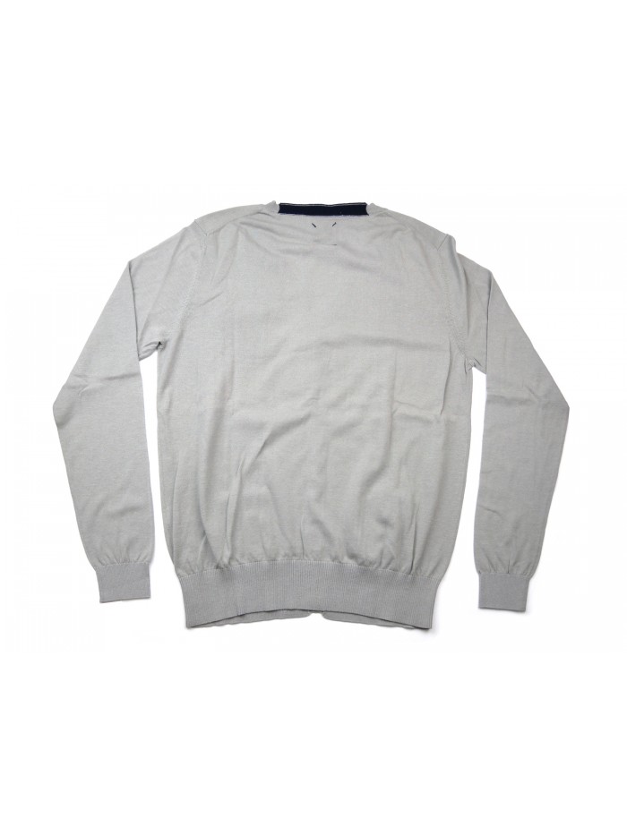 Massimo Rebecchi Cardigan Man Mod. QOB603KB COL 023 V Neck Classic Pearl