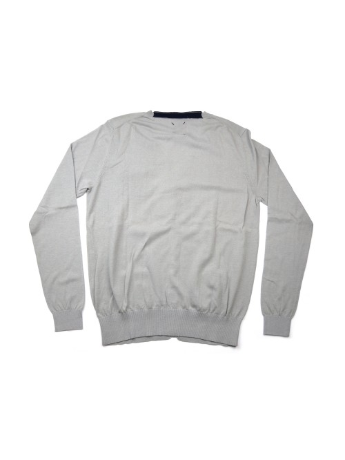 Massimo Rebecchi Cardigan Man Mod. QOB603KB COL 023 V Neck Classic Pearl