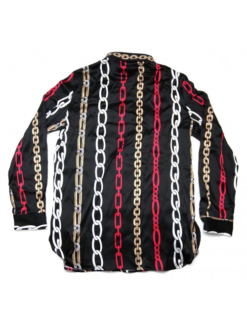 Daniel & Mayer Woman Shirt Mod. Camogli Black Chain