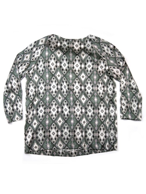 Daniel & Mayer Woman Shirt Mod. May Tribal Multicolor Scarf