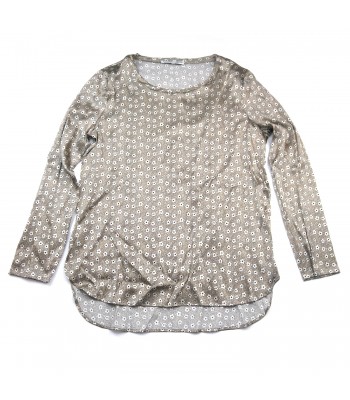 Daniel & Mayer Maglia Donna Mod. Tangeri Floreale Tortora 2