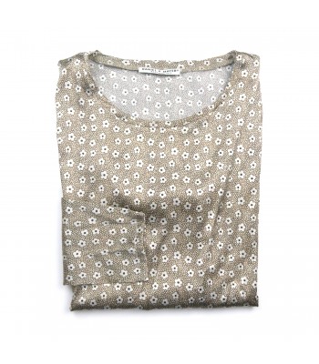 Daniel & Mayer Woman Shirt Mod. Tangeri Floral Dove Gray