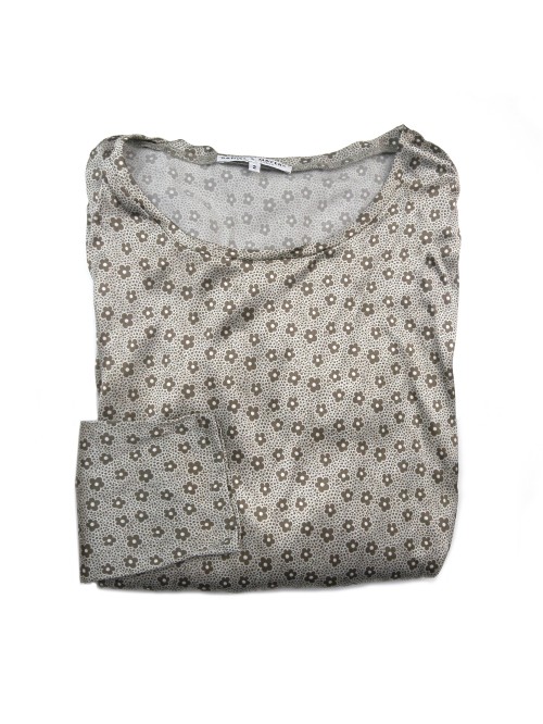 Daniel & Mayer Maglia Donna Mod. Tangeri Floreale Perla Daniel & Mayer Maglia Donna Mod. Tangeri Floreale Perla