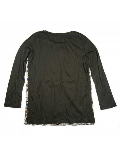 Daniel & Mayer Maglia Donna Mod. Rosa Geometrico Floreale Multicolor