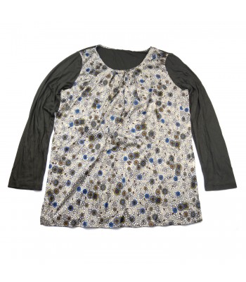 Daniel & Mayer Maglia Donna Mod. Rosa Geometrico Floreale Multicolor 2